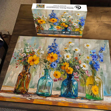 Spring Flower Arrangement Jigsaw Puzzle 1000 Pieces